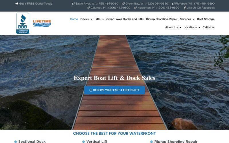 Lifetime Lift and Dock